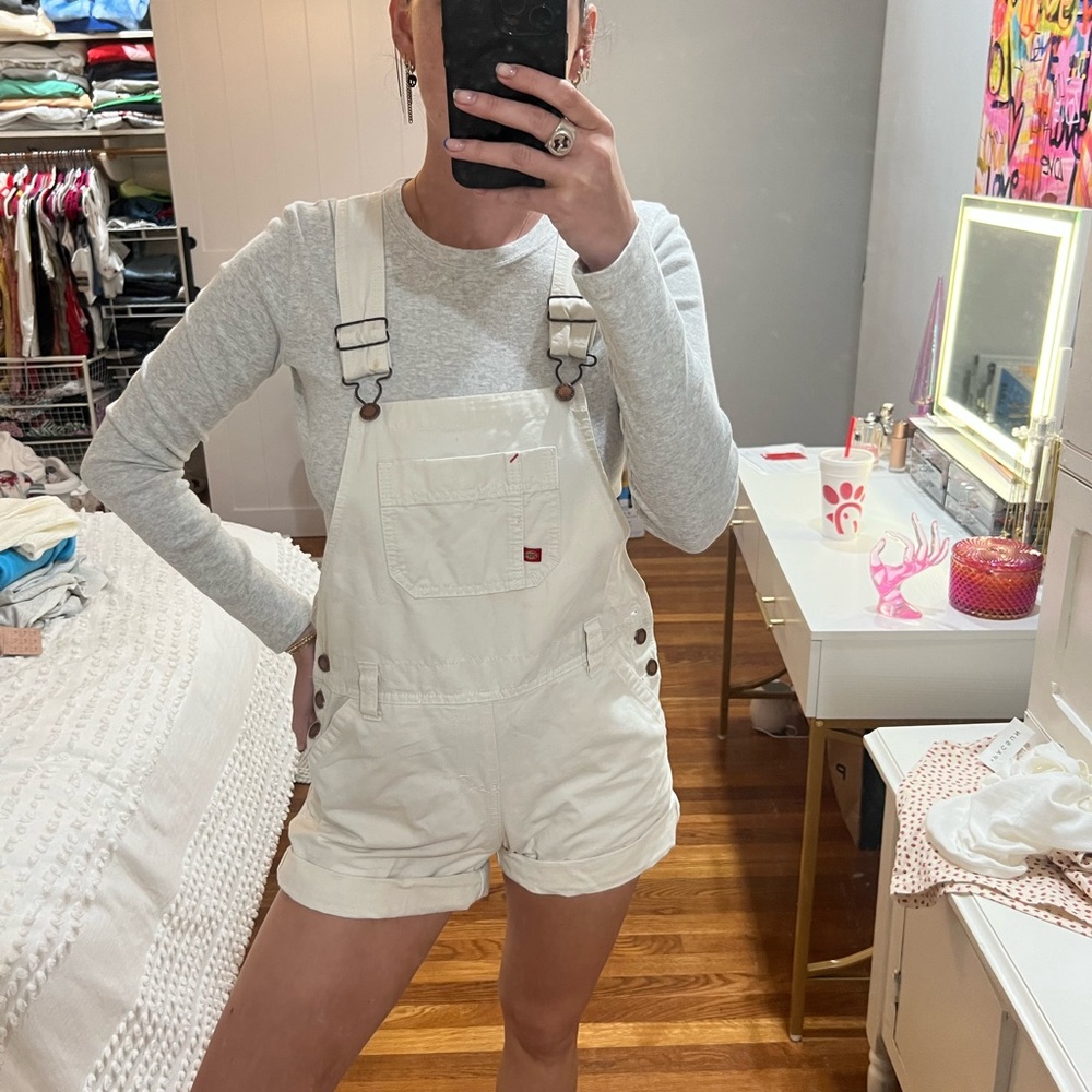 Dickies White Overalls